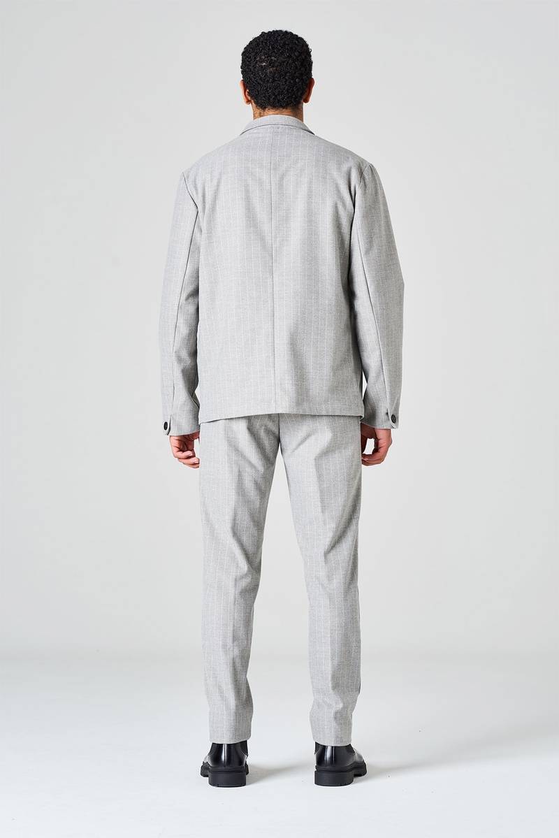 White sand Blazer in tessuto trapuntato Offerta