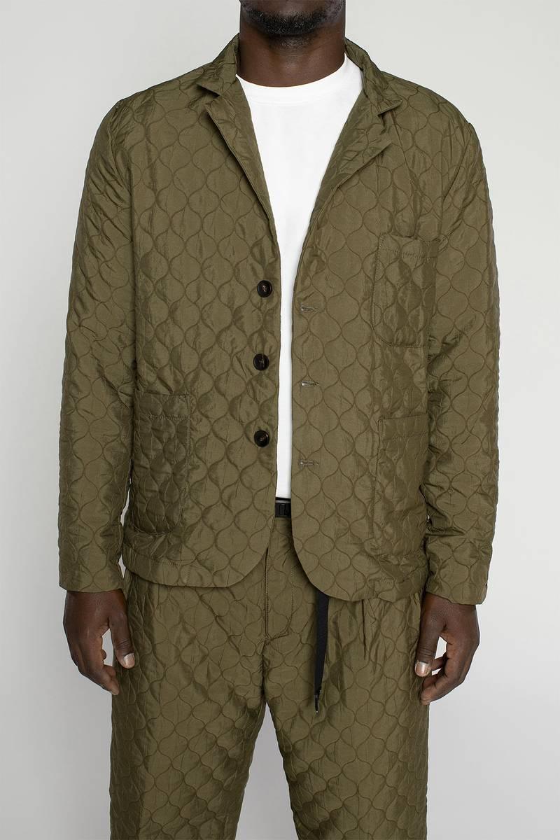 White sand Blazer in tessuto trapuntato Economico