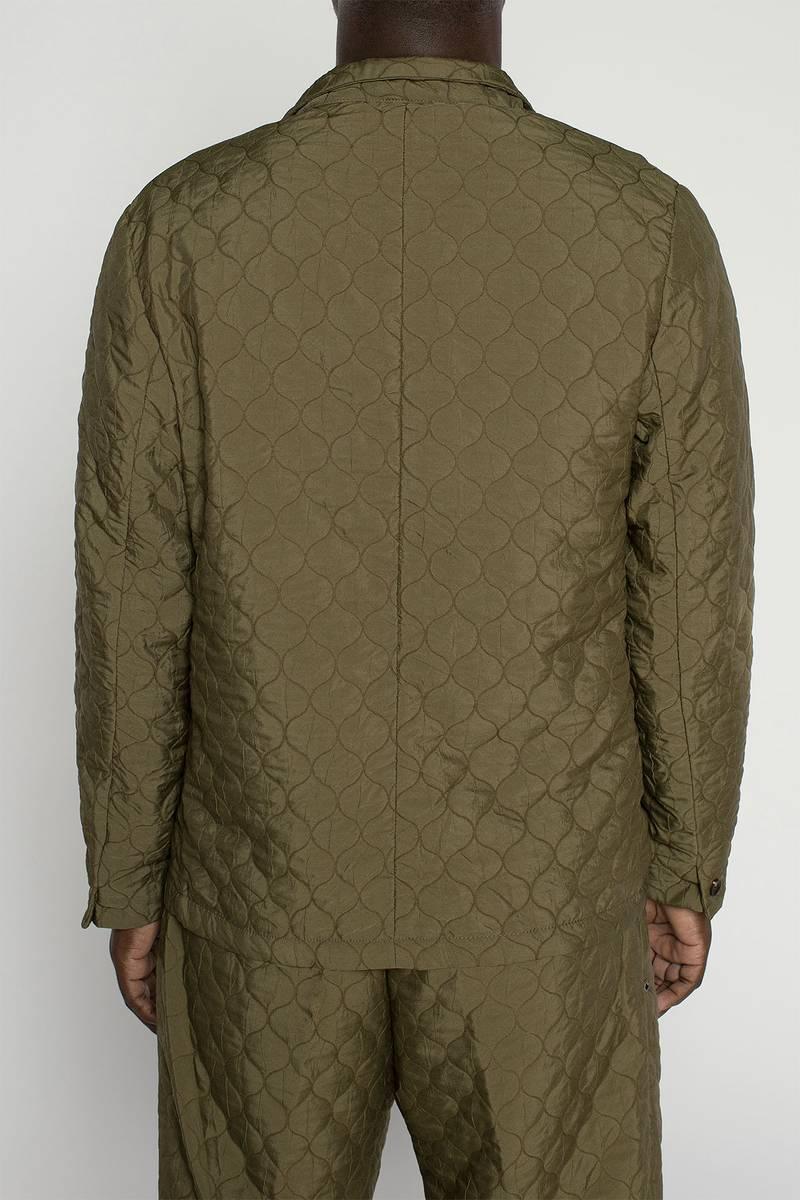 White sand Blazer in tessuto trapuntato Economico