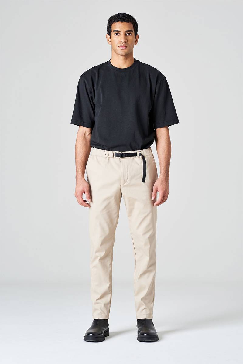 White sand Pantalone in tessuto active stretch di cotone Negozio