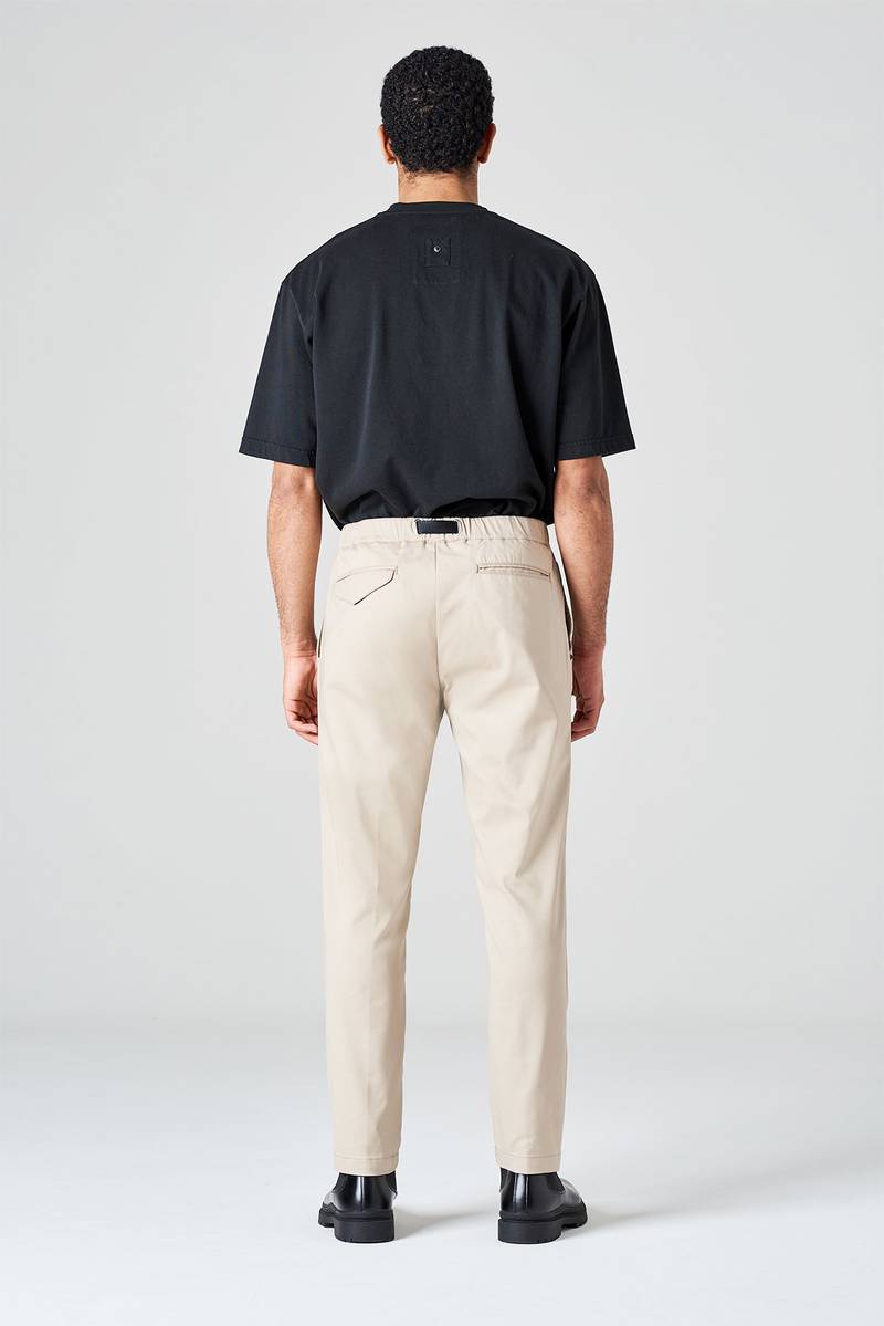 White sand Pantalone in tessuto active stretch di cotone Negozio