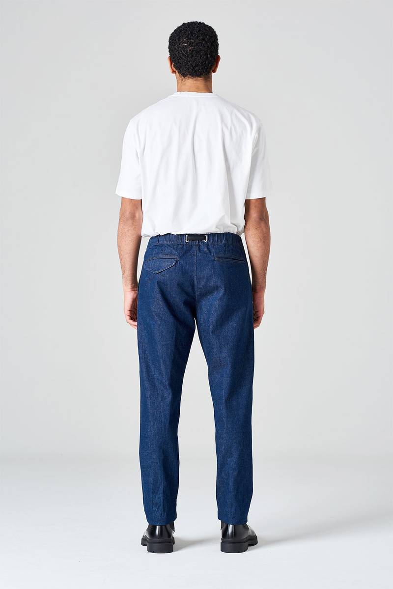 White sand Pantalone in denim cimosato Moda
