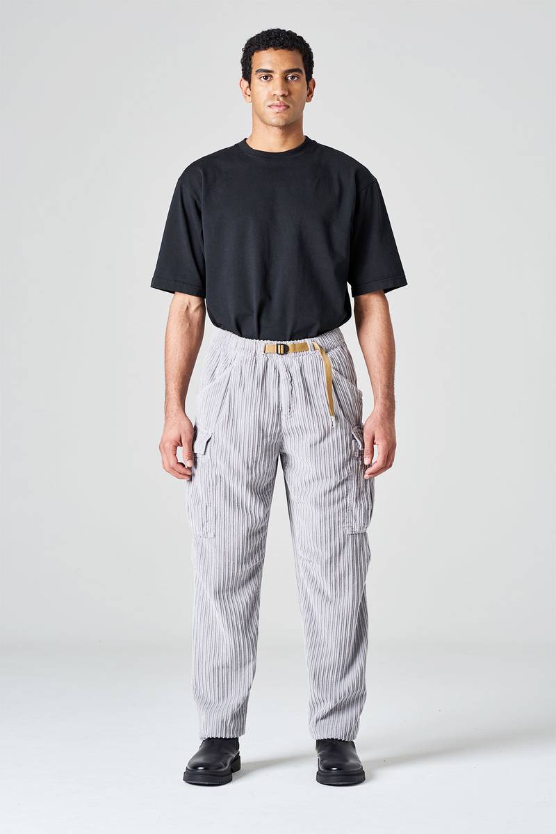 White sand Pantalone cargo in gabardina Qualità