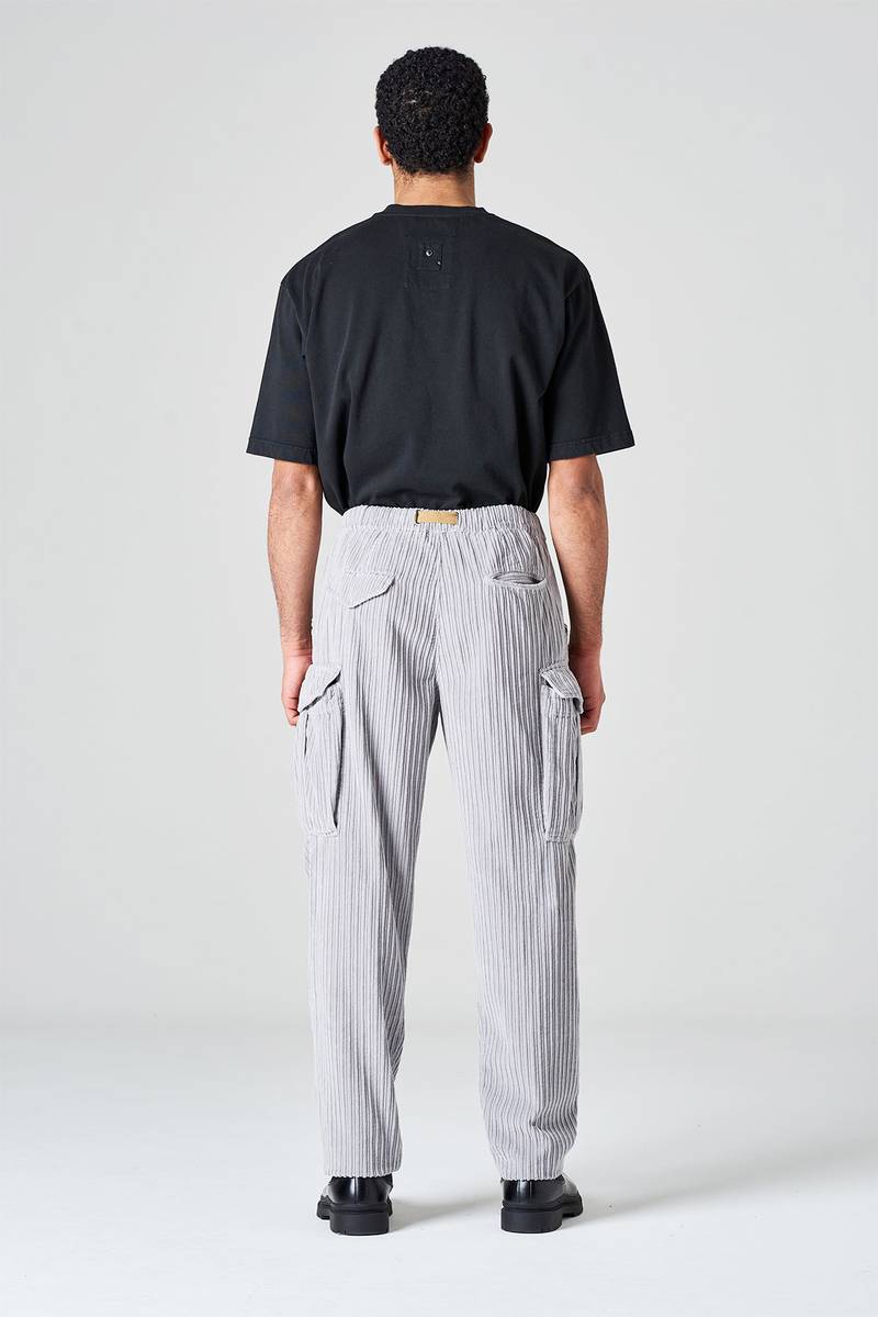White sand Pantalone cargo in gabardina Qualità