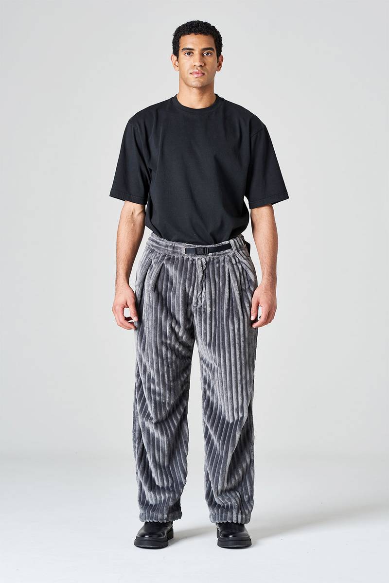 White sand Pantalone gamba larga in velluto Spedizione Gratuita