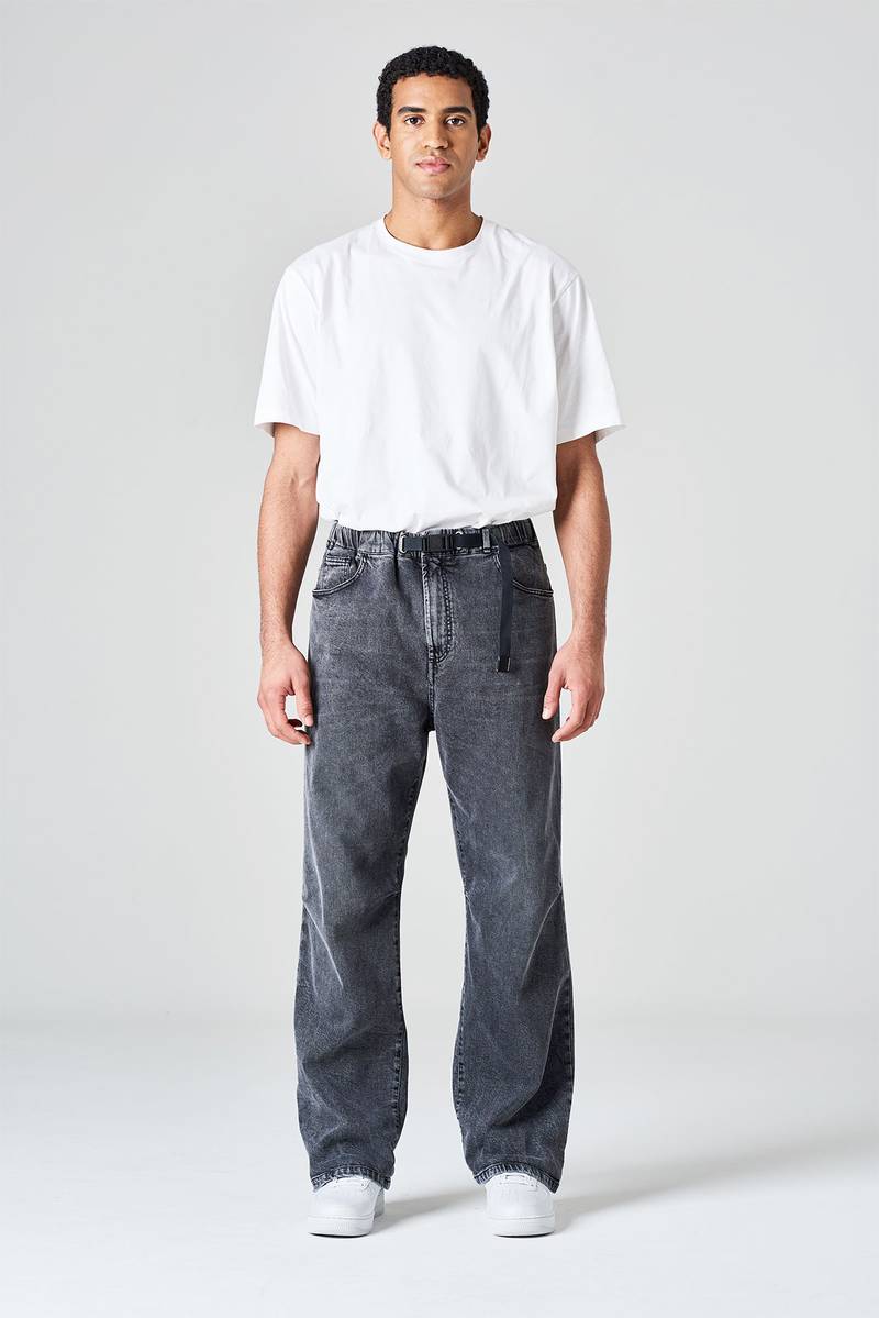 White sand Pantalone cinque tasche in denim cimosato Acquista Ora