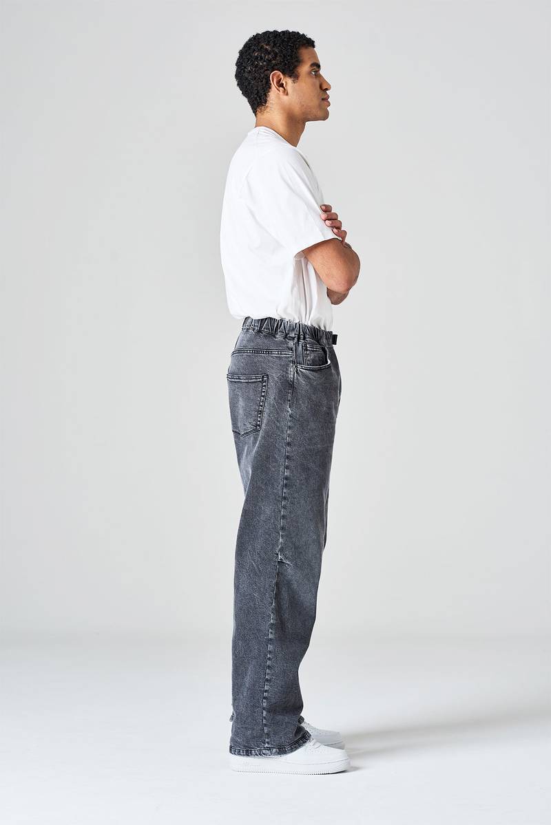 White sand Pantalone cinque tasche in denim cimosato Acquista Ora