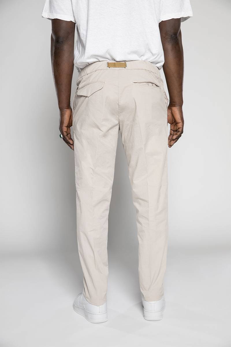 White sand Pantaloni in tela paracadute di cotone I Più Venduti