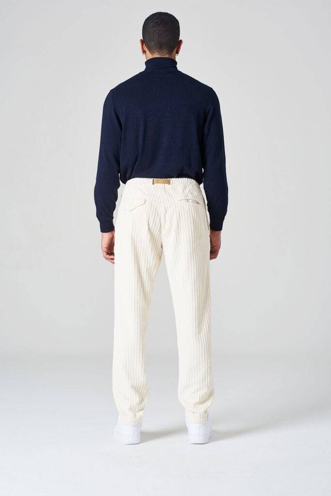 White sand Pantalone in denim cimosato In Linea