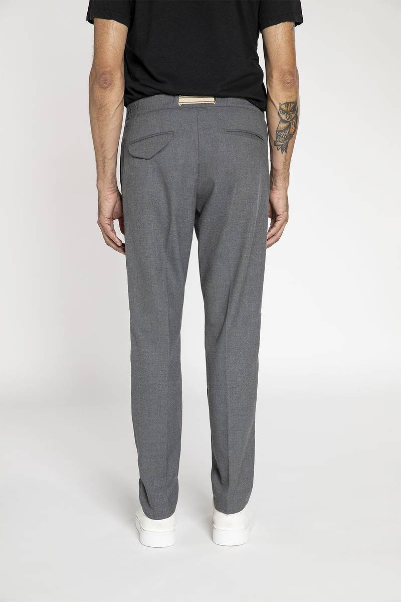 White sand Pantalone in tessuto effetto lana Promozione