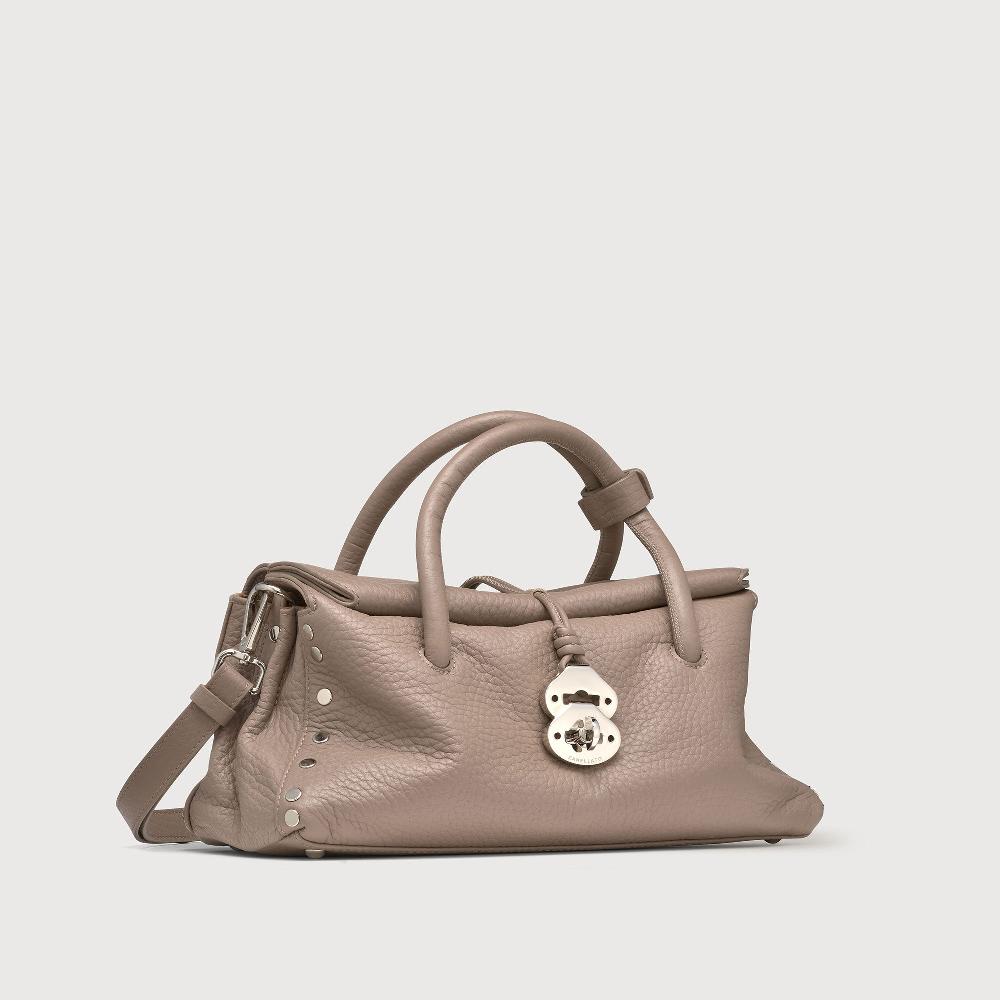 ﻿Zanellato BORSA DOTTA® SMALL IN PELLE MARTELLATA GREY CENERINO | Zanellato Offerta per la Festa della Mamma