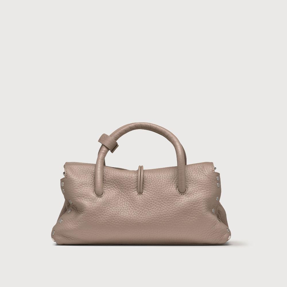 ﻿Zanellato BORSA DOTTA® SMALL IN PELLE MARTELLATA GREY CENERINO | Zanellato Offerta per la Festa della Mamma
