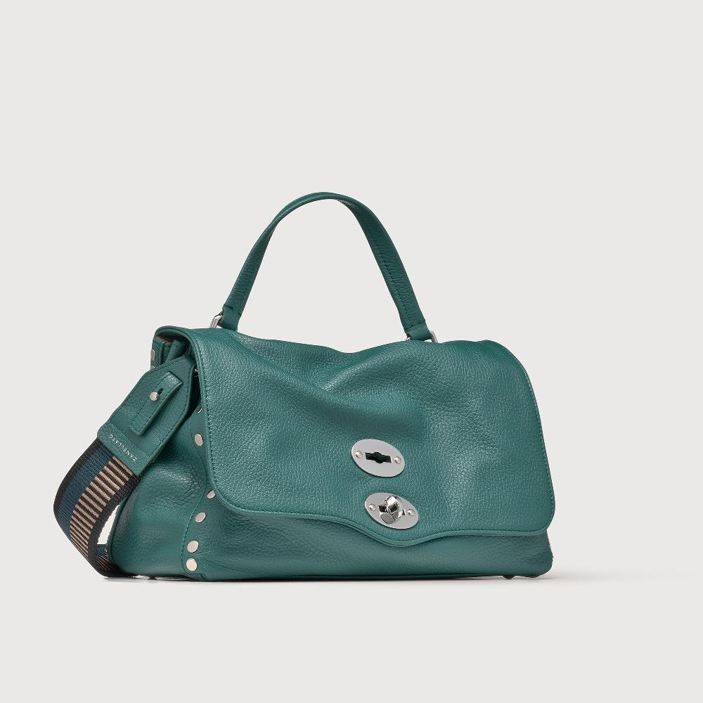 Zanellato BORSA POSTINA® SMALL IN PELLE MARTELLATA GREEN ACCA | Zanellato Outlet