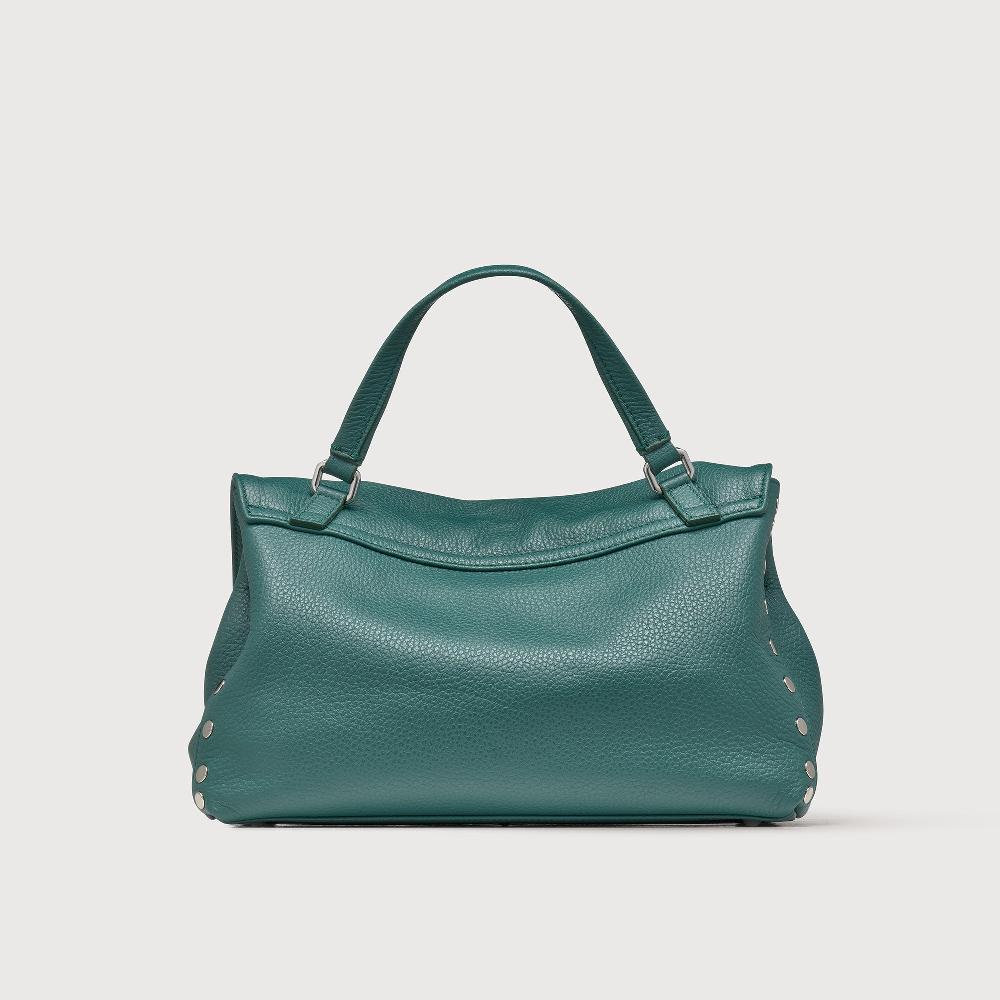 Zanellato BORSA POSTINA® SMALL IN PELLE MARTELLATA GREEN ACCA | Zanellato Outlet