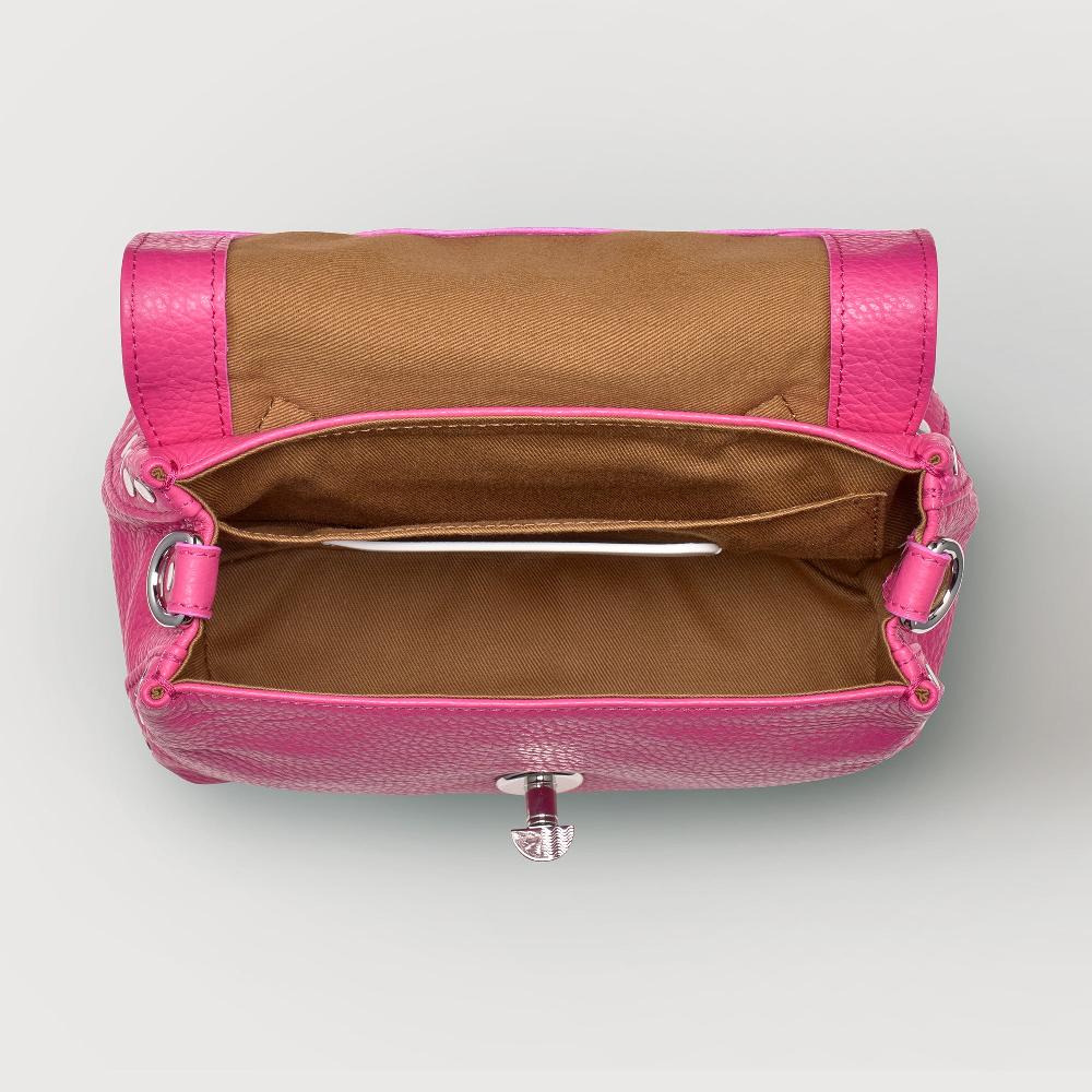 Zanellato BORSA POSTINA® BABY IN PELLE MARTELLATA PINK ORCHIDEA | Zanellato I Più Venduti
