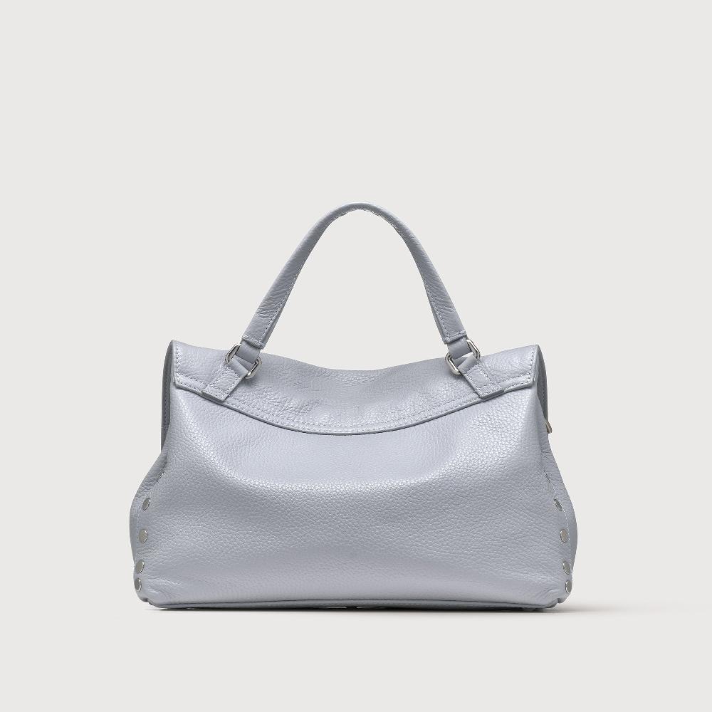 Zanellato BORSA POSTINA® SMALL IN PELLE MARTELLATA GREY CLOUD | Zanellato In Saldo