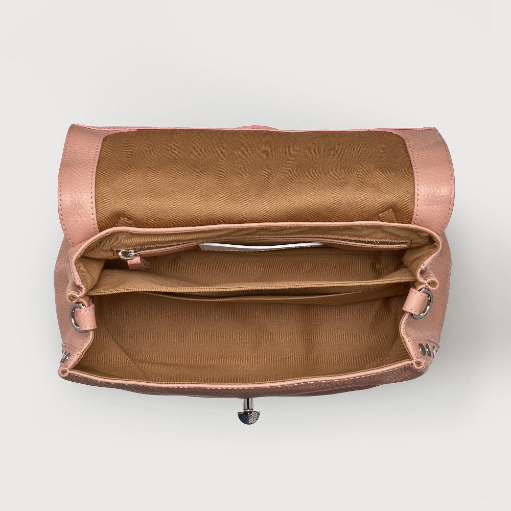 Zanellato BORSA POSTINA® SMALL IN PELLE MARTELLATA PINK NUDE | Zanellato Moda