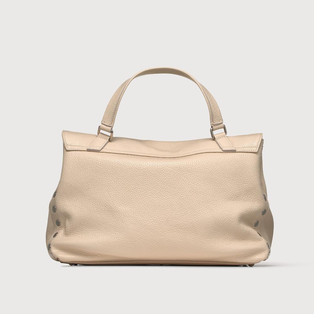 Zanellato BORSA POSTINA® MEDIUM IN PELLE MARTELLATA WHITE BIANCONE | Zanellato 2025