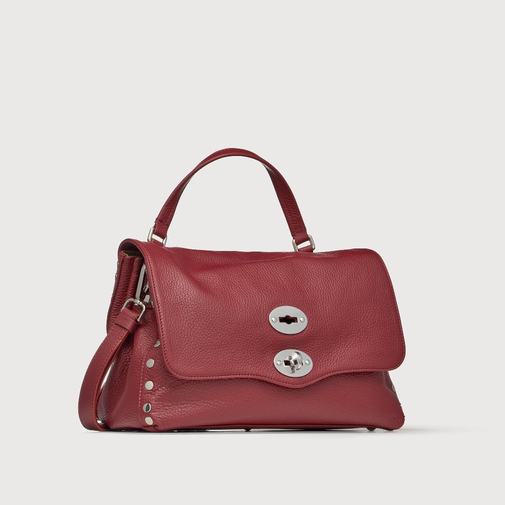 Zanellato BORSA POSTINA® SMALL IN PELLE MARTELLATA RED OPERA | Zanellato Nuovo