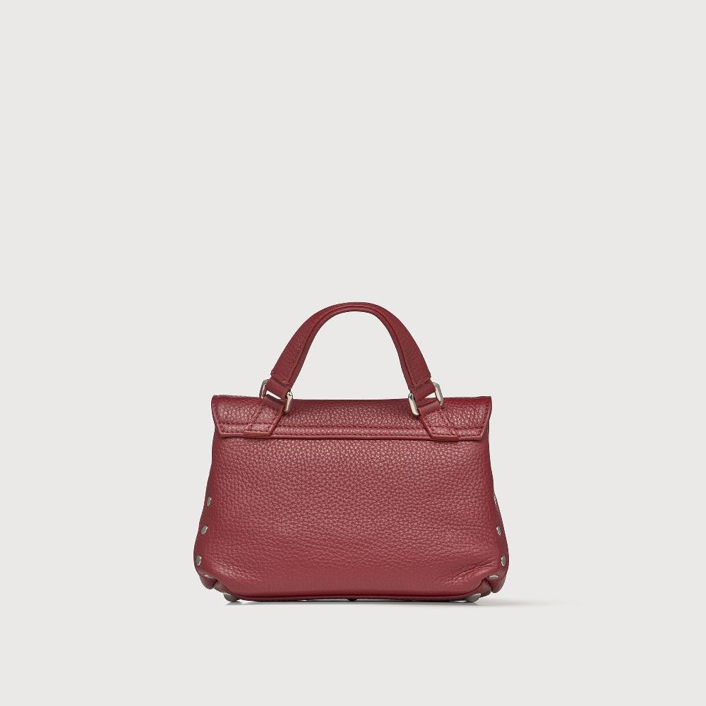 Zanellato BORSA POSTINA® BABY IN PELLE MARTELLATA RED OPERA | Zanellato Qualità