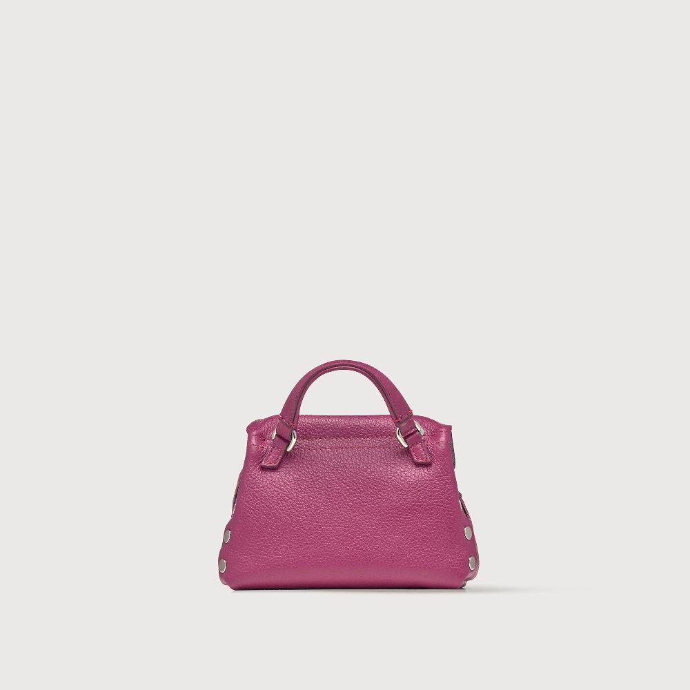 Zanellato BORSA POSTINA® SUPER BABY IN PELLE LAMINATA PURPLE BONARDA | Zanellato Vendita
