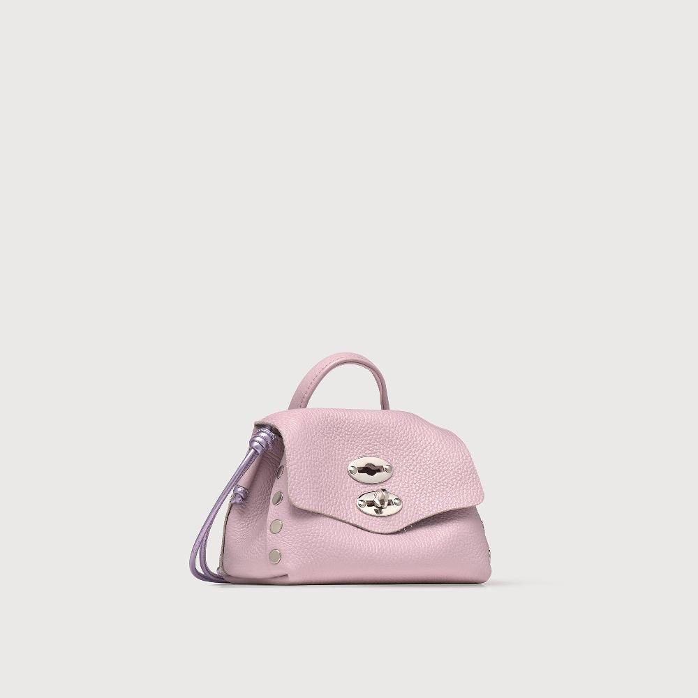Zanellato BORSA POSTINA® SUPER BABY IN PELLE LAMINATA PURPLE GLICINE | Zanellato Promozione
