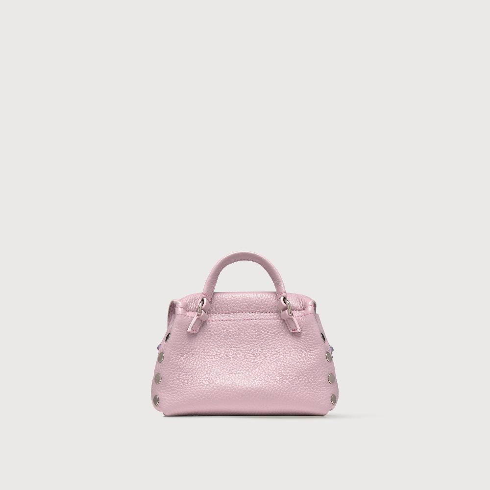 Zanellato BORSA POSTINA® SUPER BABY IN PELLE LAMINATA PURPLE GLICINE | Zanellato Promozione
