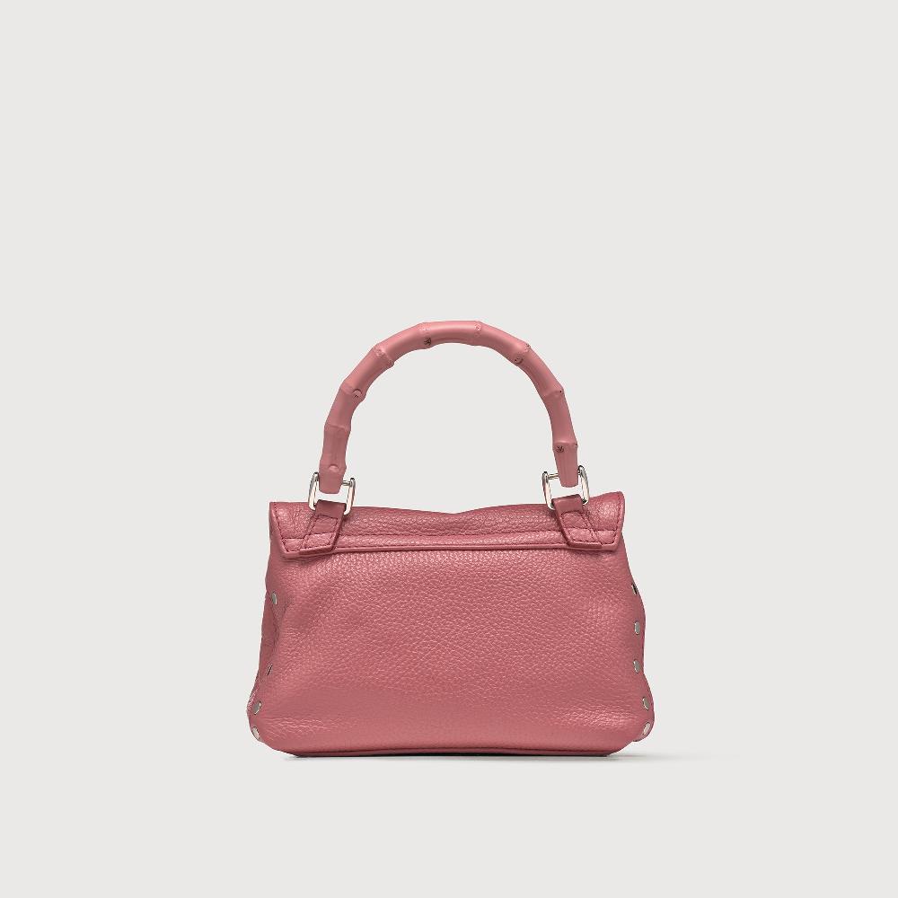 Zanellato BORSA POSTINA® BABY IN PELLE MARTELLATA PINK ROSATO | Zanellato Qualità Garantita