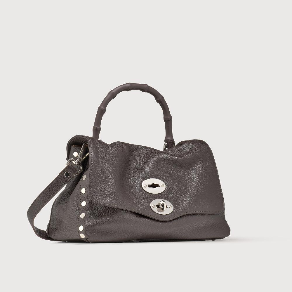 Zanellato BORSA POSTINA® SMALL IN PELLE MARTELLATA BROWN MOCACCINO | Zanellato Negozi Online