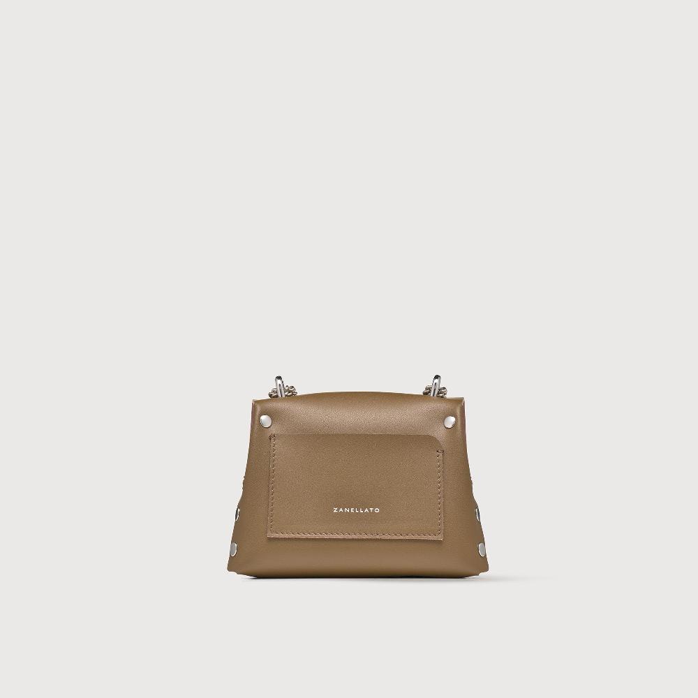 Zanellato BORSA POSTINA® SUPER BABY IN PELLE RIGENERATA GREEN PANTELLERIA | Zanellato Promozione Limitata