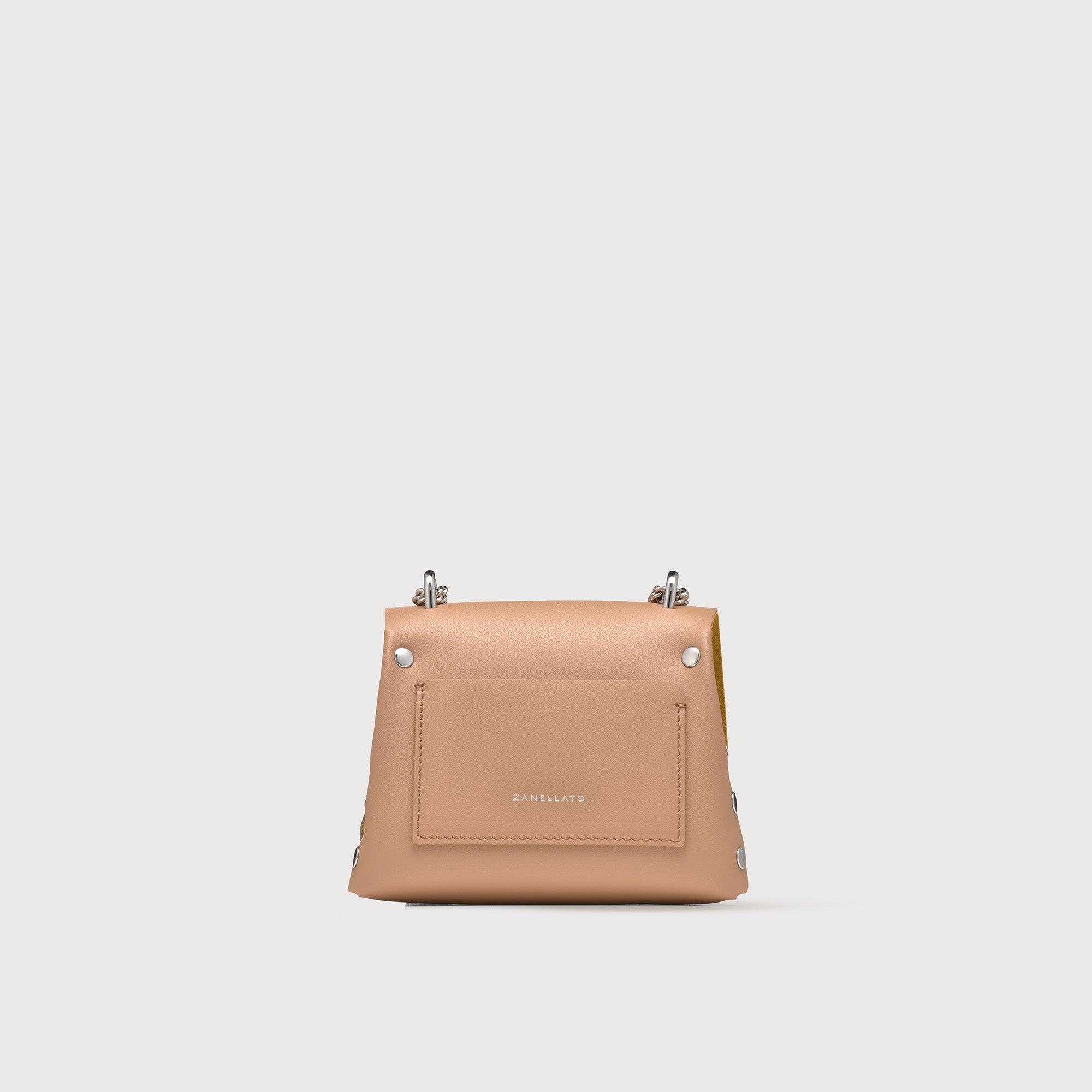 Zanellato BORSA POSTINA® SUPER BABY IN PELLE RIGENERATA BEIGE DEL MUGELLO | Zanellato Shopping Online