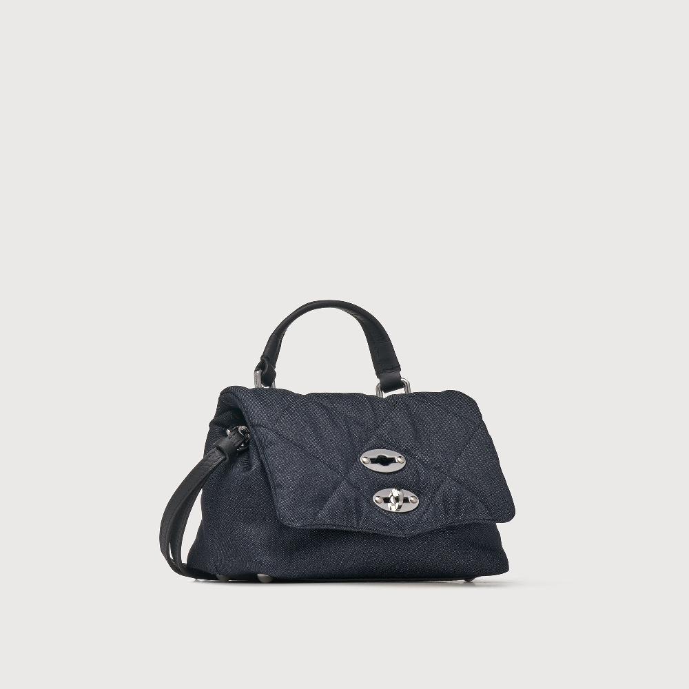 Zanellato BORSA POSTINA® BABY IN TESSUTO DENIM PADDED BLUE NIMES | Zanellato Sottocosto