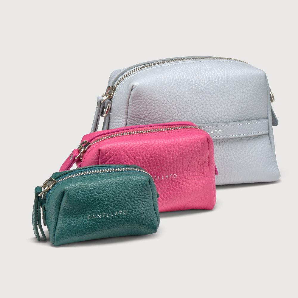 Zanellato BORSA MATRIOSKA UNICA IN PELLE MARTELLATA GREY CLOUD MULTI | Zanellato Novità
