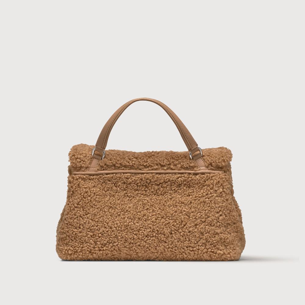 Zanellato BORSA POSTINA® SMALL IN TESSUTO TEDDY BROWN TEDDY | Zanellato Offerta