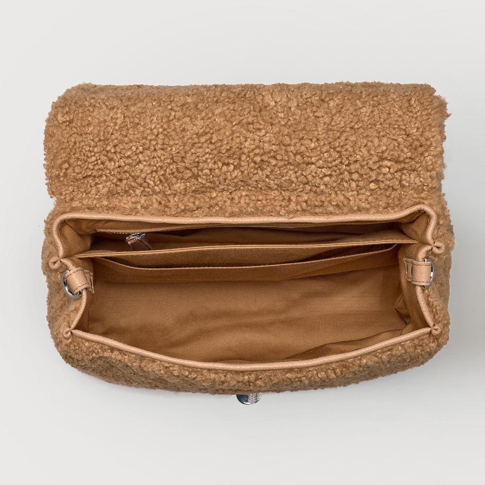 Zanellato BORSA POSTINA® SMALL IN TESSUTO TEDDY BROWN TEDDY | Zanellato Offerta