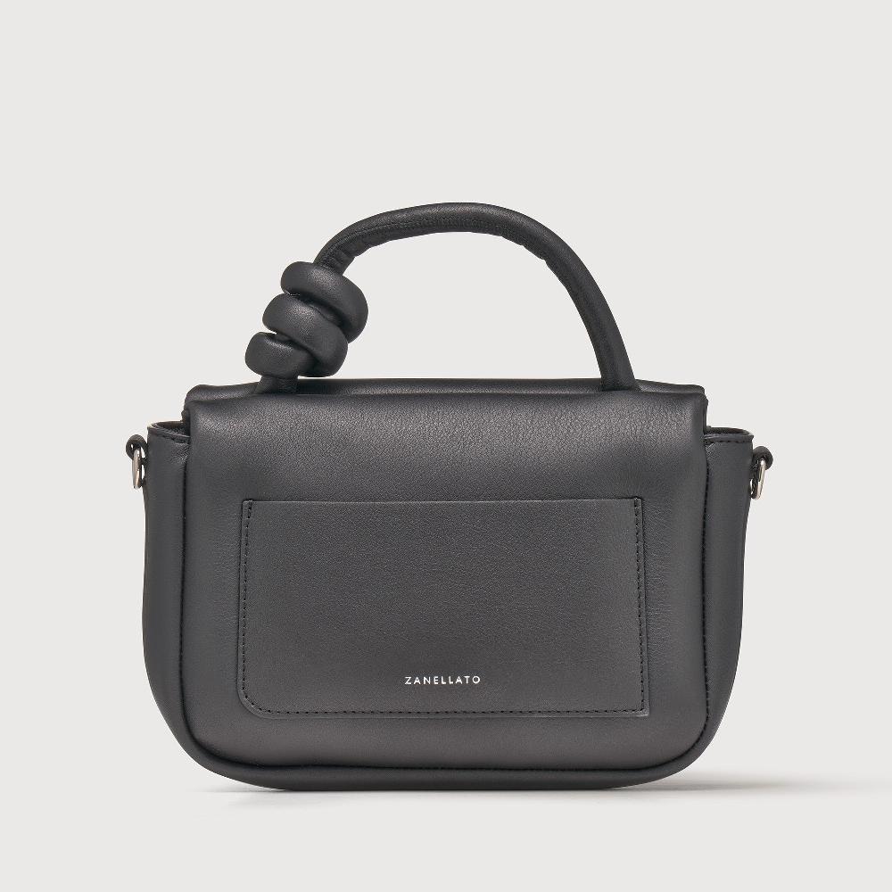 Zanellato BORSA ELLA SOFT MEDIUM IN PELLE LISCIA BLACK NERO | Zanellato Outlet