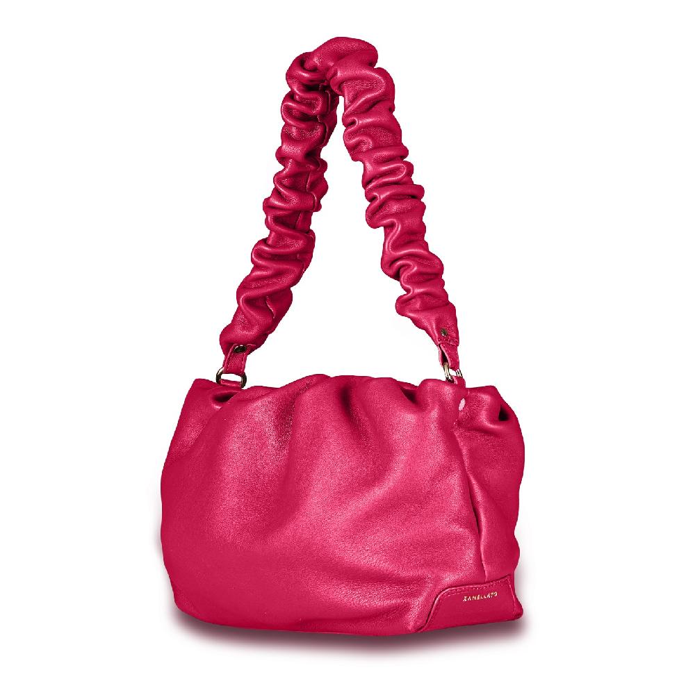 Zanellato BORSA TULIPA UNICA IN PELLE LISCIA ROSE ORCHIDEA | Zanellato Saldi Di Fabbrica