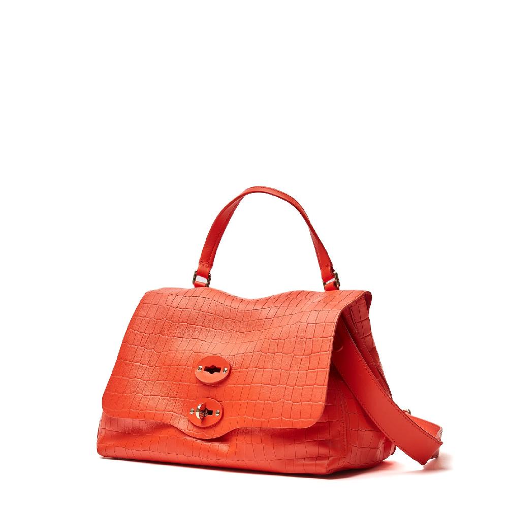 Zanellato BORSA POSTINA® SMALL IN PELLE STAMPATA RED MEDUSA | Zanellato Moda