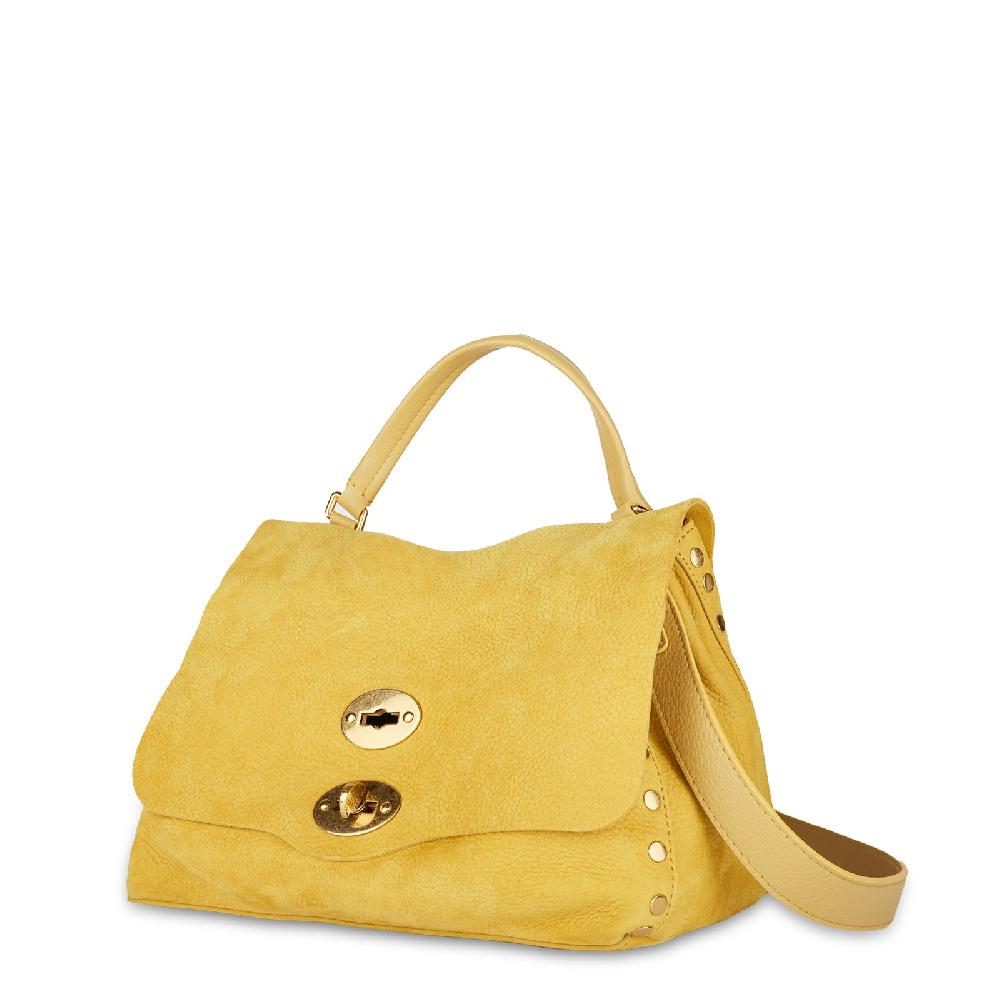 Zanellato BORSA POSTINA® SMALL IN PELLE NABUK YELLOW | Zanellato Nuovo
