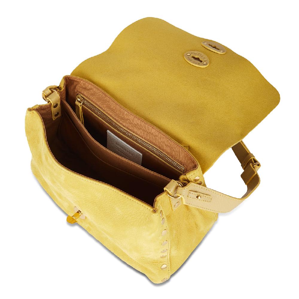 Zanellato BORSA POSTINA® SMALL IN PELLE NABUK YELLOW | Zanellato Nuovo