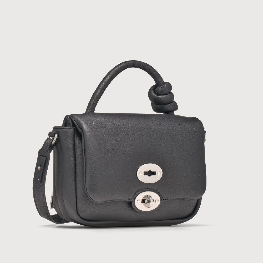 Zanellato BORSA ELLA SOFT SMALL IN PELLE LISCIA BLACK NERO | Zanellato Pezzi Unici