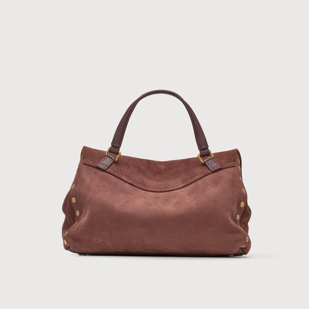 Zanellato BORSA POSTINA® SMALL IN PELLE NABUK RED BARBERA | Zanellato Negozi Online