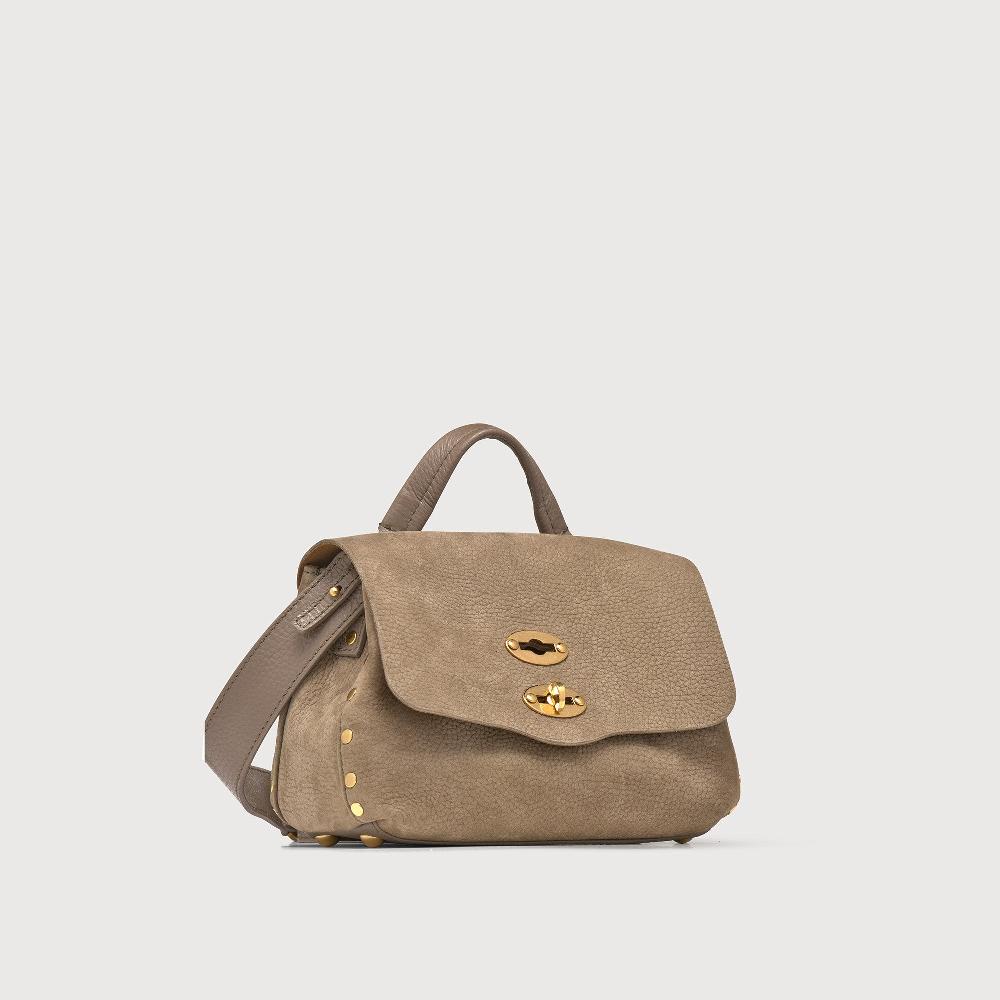 Zanellato BORSA POSTINA® BABY IN PELLE NABUK GREY VOLTOLINA | Zanellato Affare Del Giorno