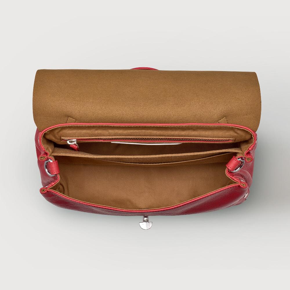 Zanellato BORSA POSTINA® SMALL IN PELLE LISCIA RED VALTELLINA | Zanellato Prezzo Ridotto