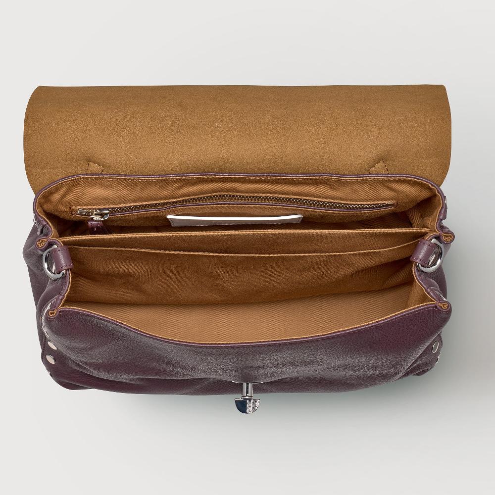 Zanellato BORSA POSTINA® SMALL IN PELLE LISCIA BROWN SANZENO | Zanellato Sottocosto