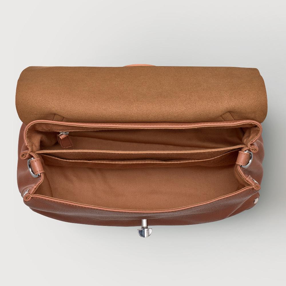 Zanellato BORSA POSTINA® SMALL IN PELLE LISCIA BEIGE GENCO | Zanellato Convenienza