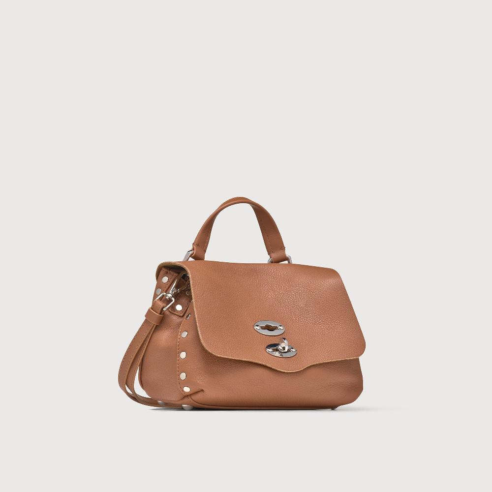 Zanellato BORSA POSTINA® BABY IN PELLE LISCIA BEIGE GENCO | Zanellato Novità