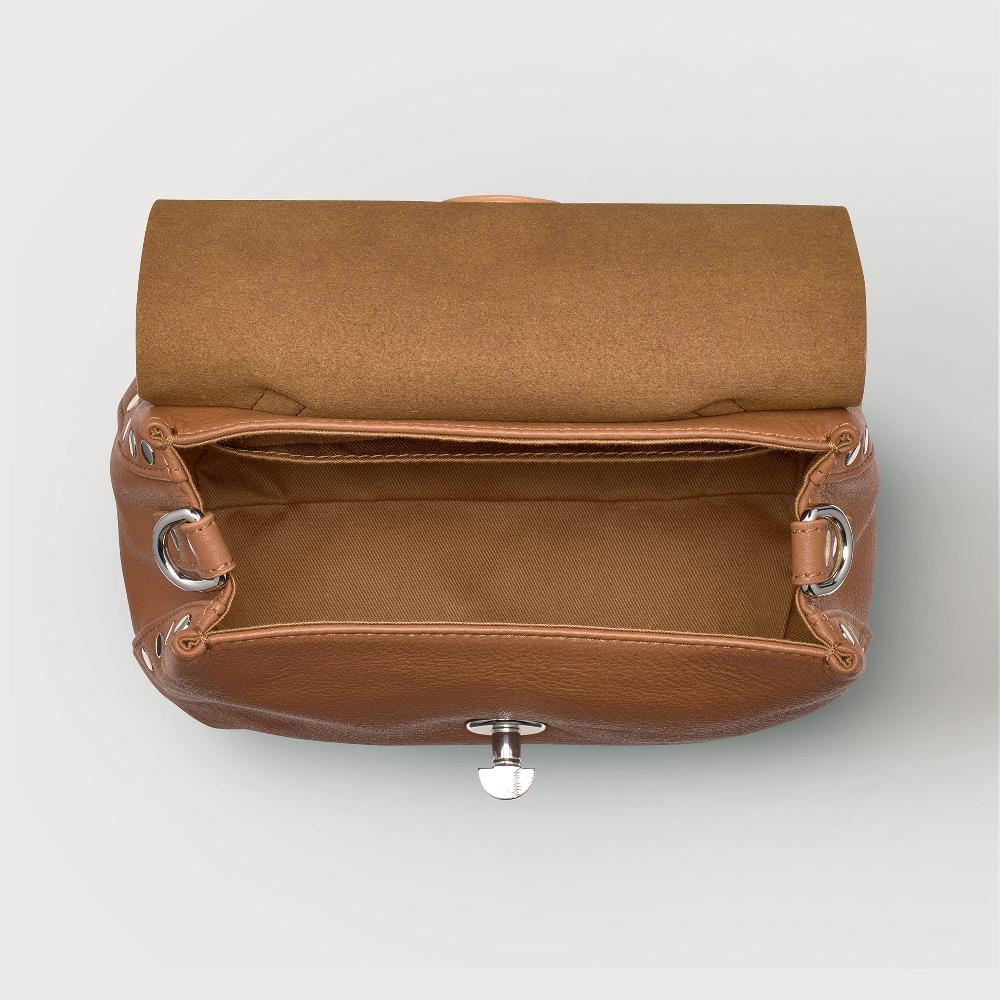 Zanellato BORSA POSTINA® BABY IN PELLE LISCIA BEIGE GENCO | Zanellato Novità