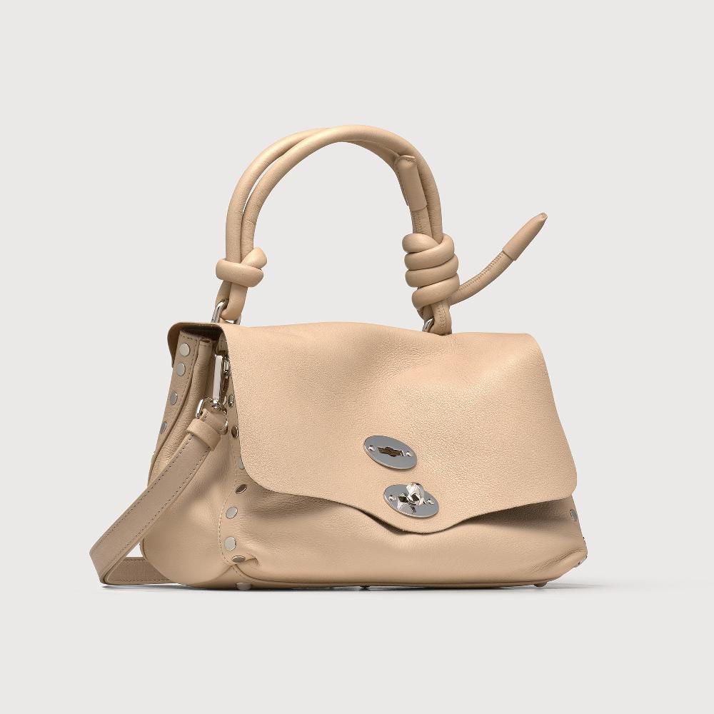 Zanellato BORSA POSTINA® SMALL IN PELLE LISCIA BEIGE BLOOM | Zanellato Offerta