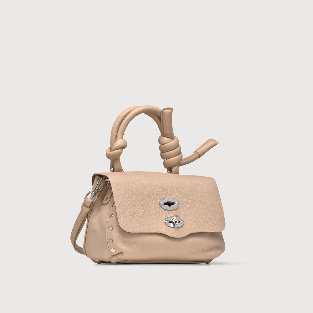 Zanellato BORSA POSTINA® BABY IN PELLE LISCIA BEIGE BLOOM | Zanellato Economico